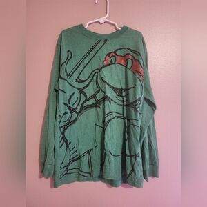 TMNT Ralph Green Graphic Long Sleeve Shirt